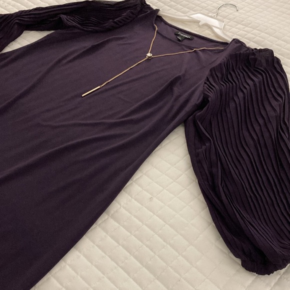 DRESS, ROZ & ALI, SIZE LARGE - Picture 3 of 11